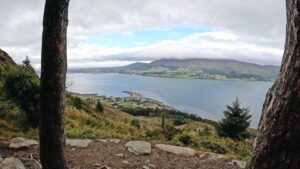 View of Carlingford from Kodak Corner in Kilbroney Park 
